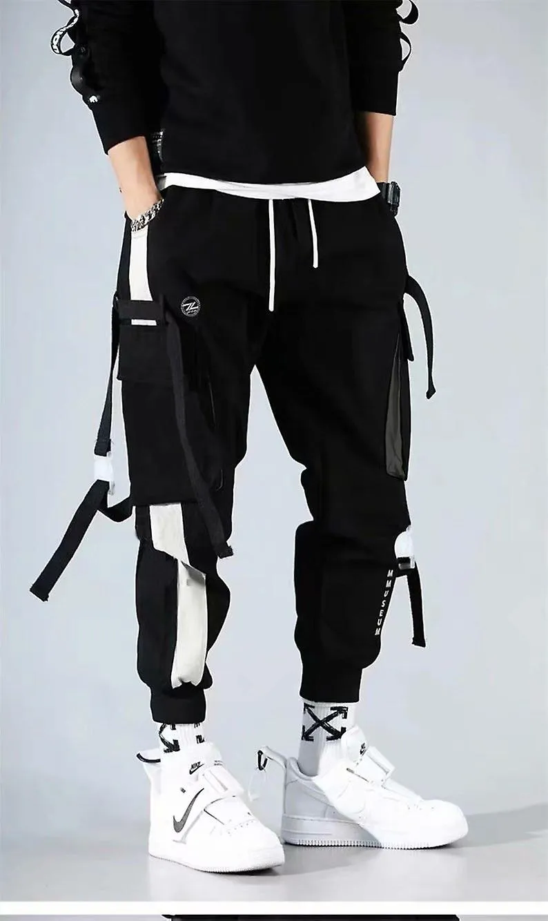 Pantalones de hip hop Pantalones de chándal holgados para hombre con estampado Ropa de calle Pantalones de harén Ropa Pantalones