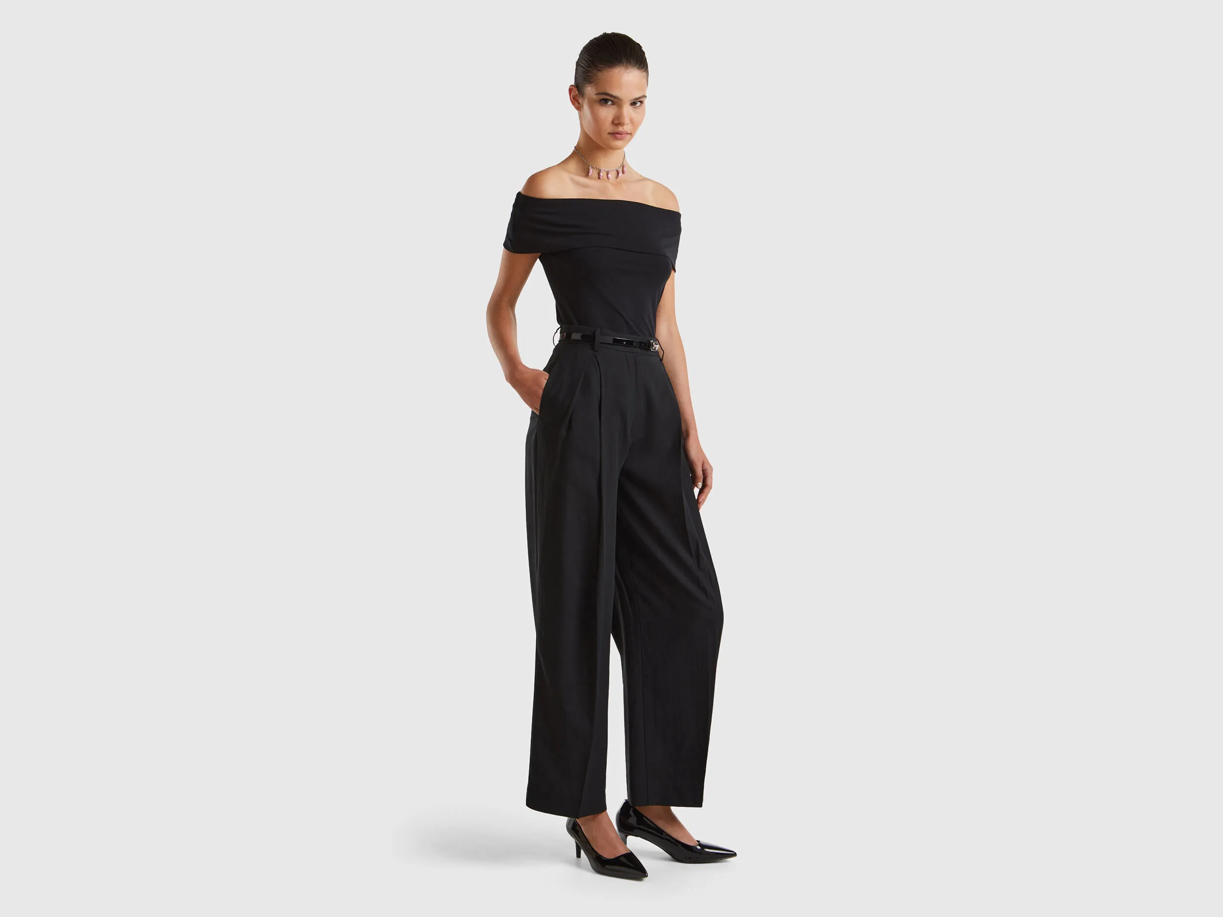 Pantalones de mezcla de viscosa sostenible