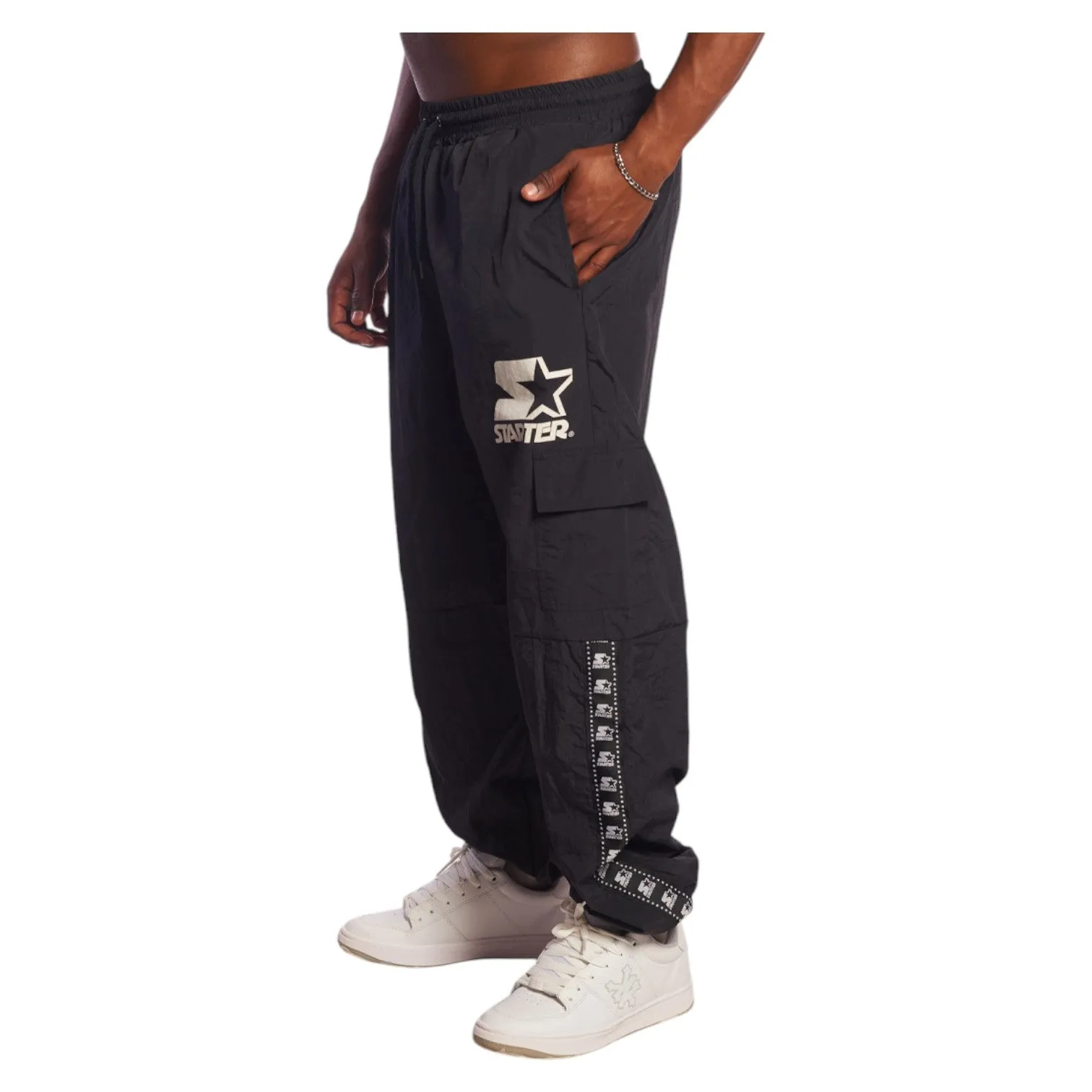 Pantalón Starter Baggy Cargo Negro