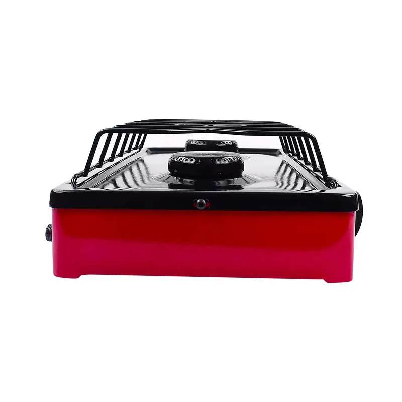 Parrilla de Gas 2 Quemadores Alfa Mex 303S Esmaltada Rojo
