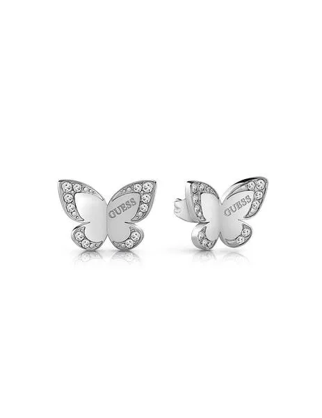 pendientes guess love butterfly