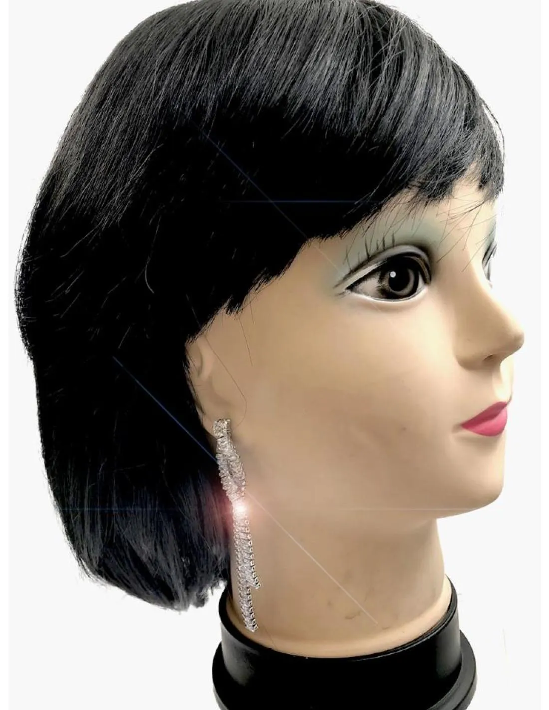 PENDIENTES LARGOS PLATEADOS MUJER MUY ELEGANTES ESPECIAL BODAS