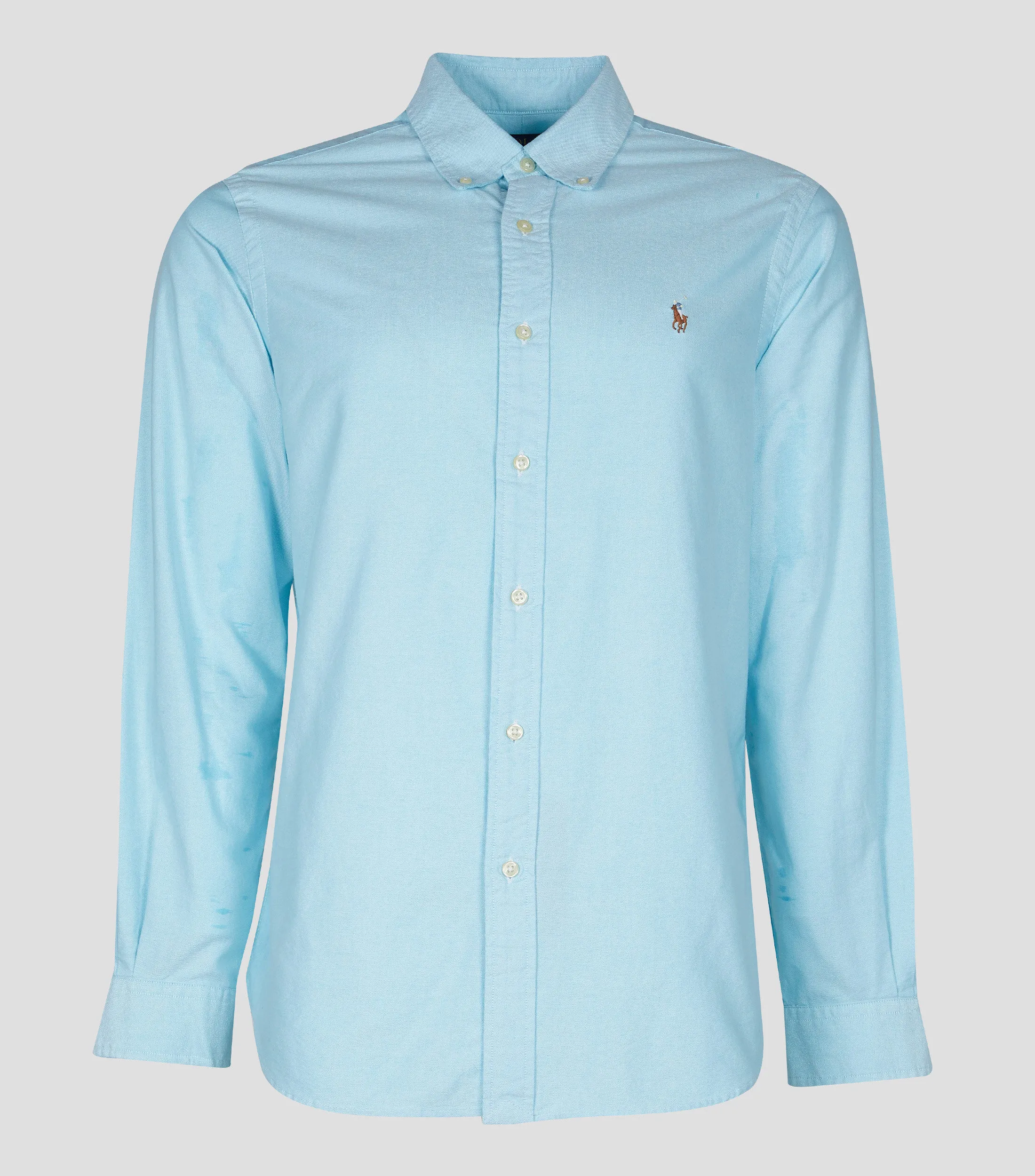 Polo Ralph Lauren Camisa lisa manga larga Hombre
