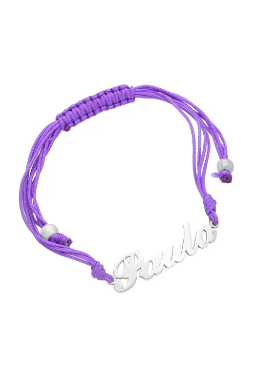 Pulsera de plata para Paula