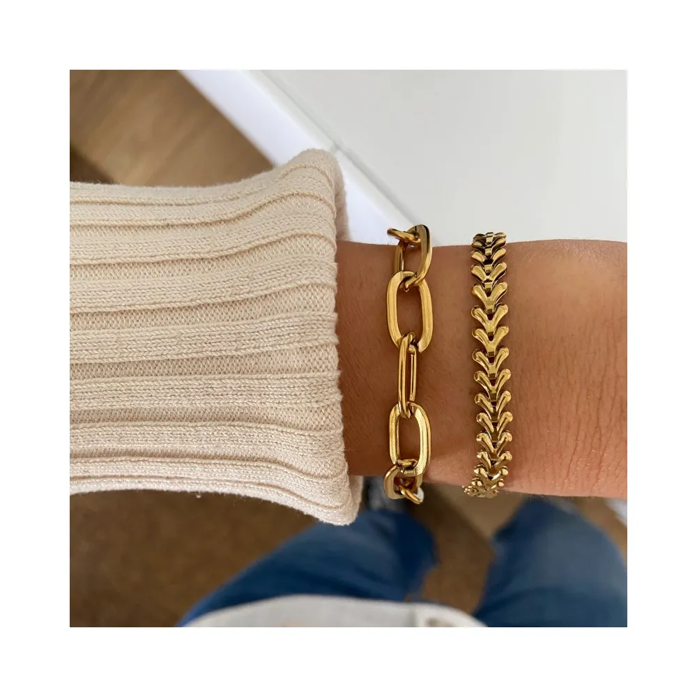 Pulsera Laurel Oro