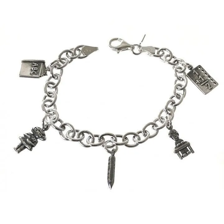 Pulsera Plata Profesores