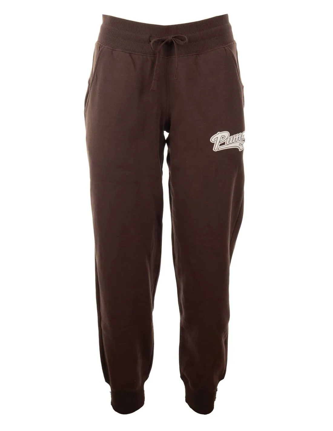 PUMA  PANTALóN MARRóN ESSENTIALS+ SCRIPT HIGH WAIST 686952 65 MUJER