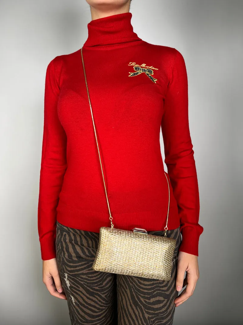 PURIFICACIÓN GARCÍA Clutch Dorado