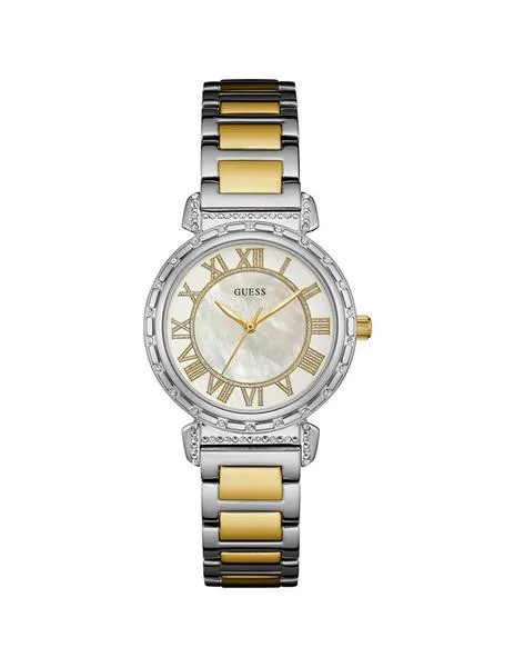 reloj guess steel ladies bicolor