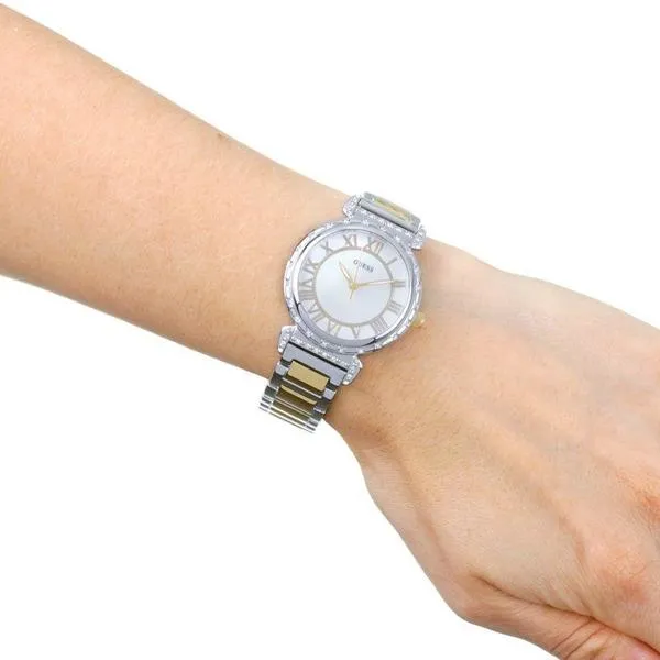 reloj guess steel ladies bicolor