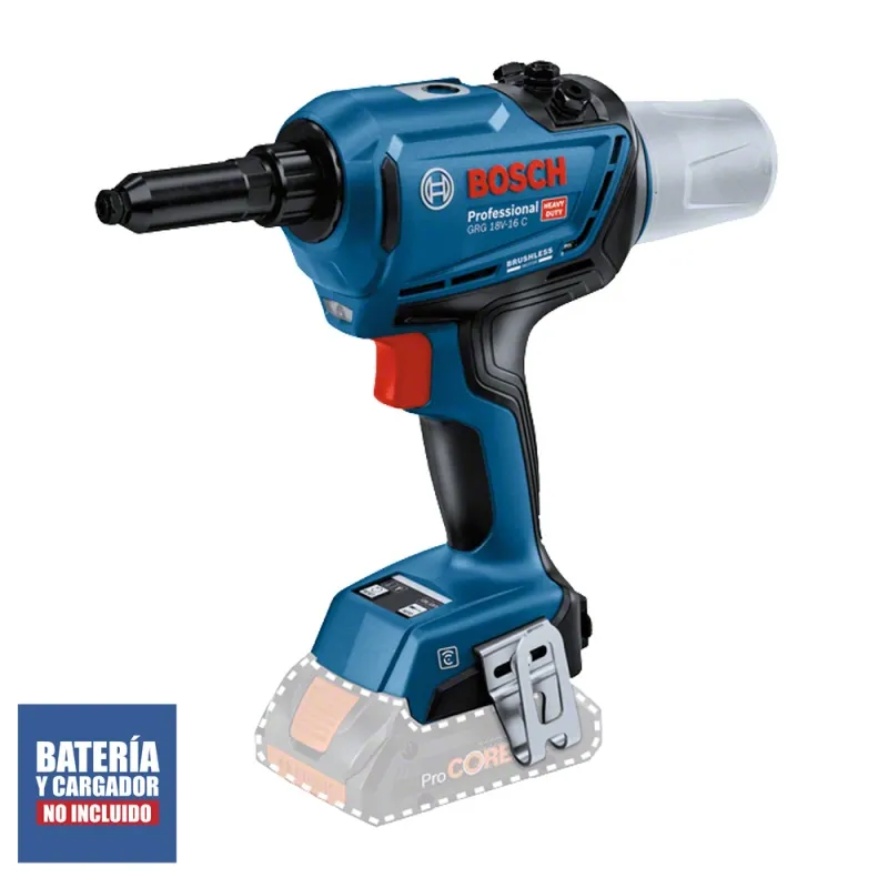 REMACHADORA 18V 16.000 N 36,4 MM (SIN BATERIAS / SIN CARGADOR) C.C. BOSCH GRG 18V16 C