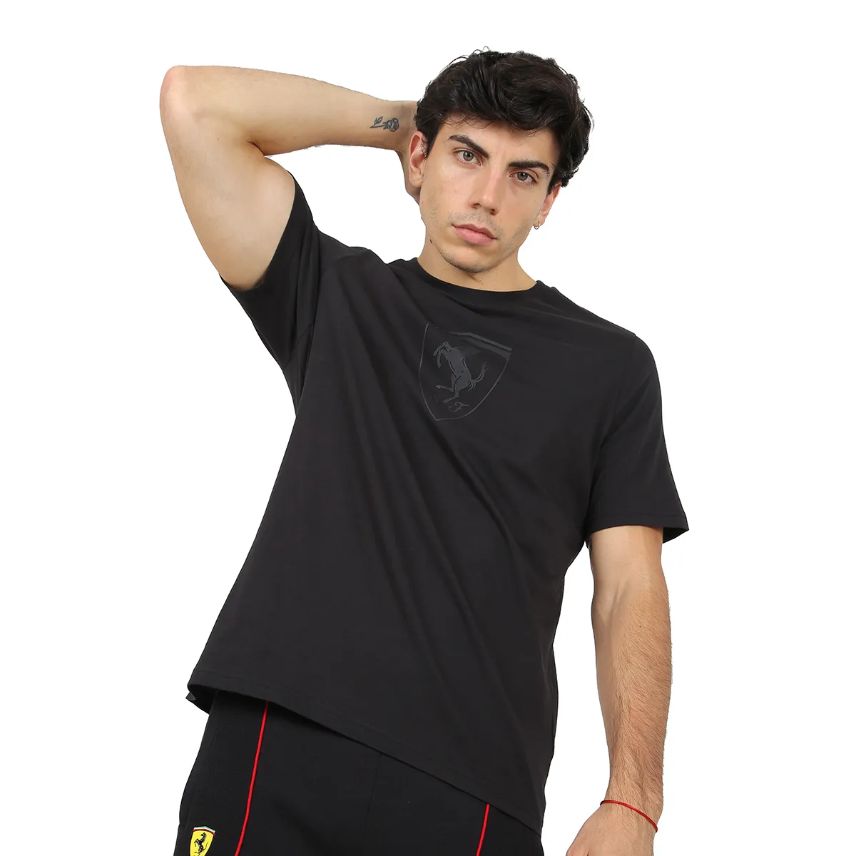 Remera Puma Ferrari Race Shield Tonal Hombre