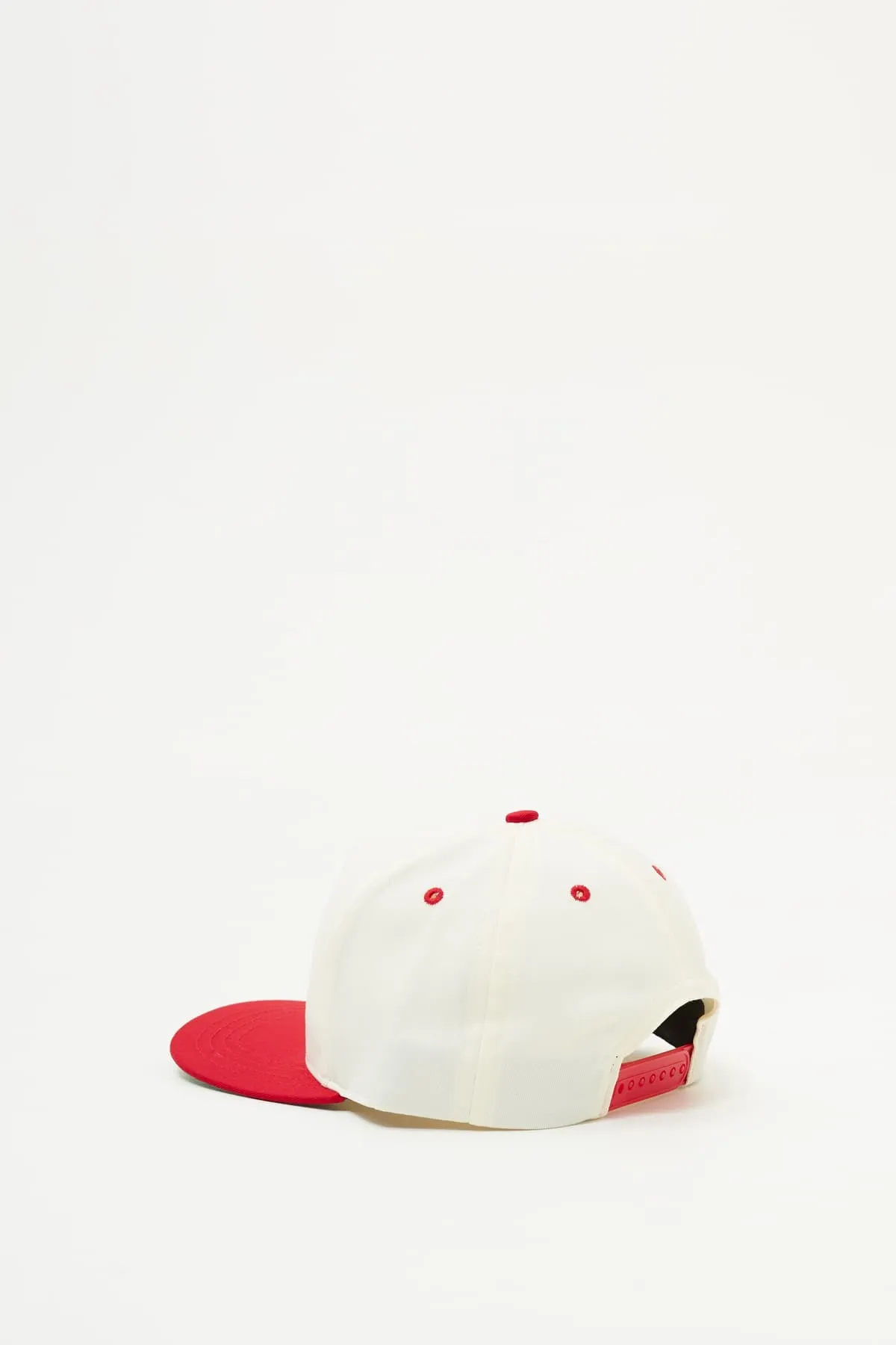RHUDE VORY RED ROSSA STRUCTURED HAT