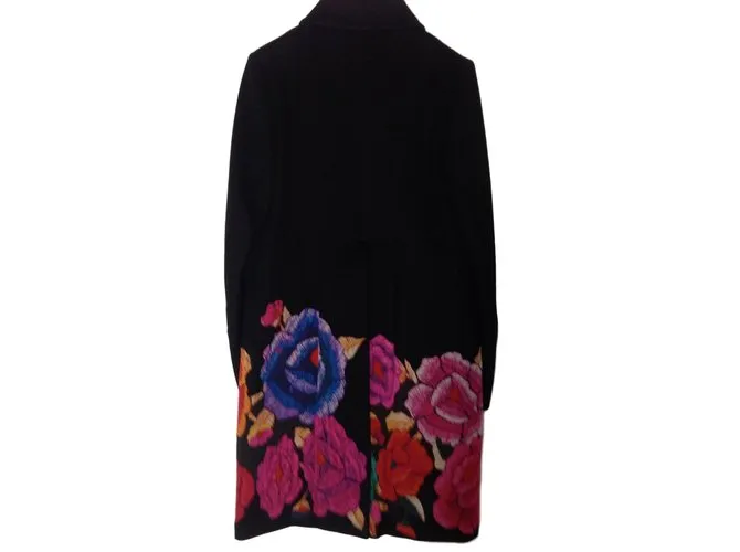 Roberto Cavalli Abrigos, Ropa de calle Negro 