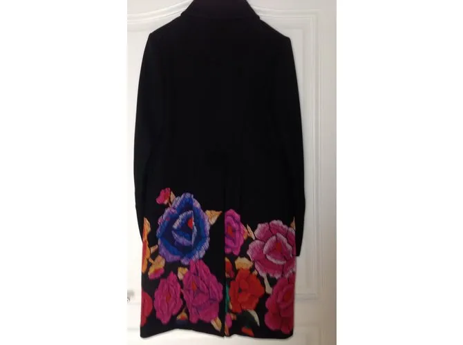 Roberto Cavalli Abrigos, Ropa de calle Negro 