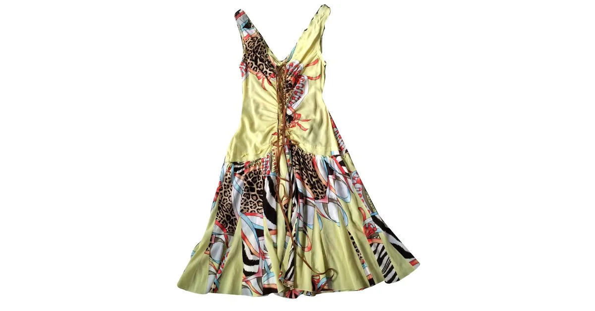 Roberto Cavalli Vestidos Multicolor 