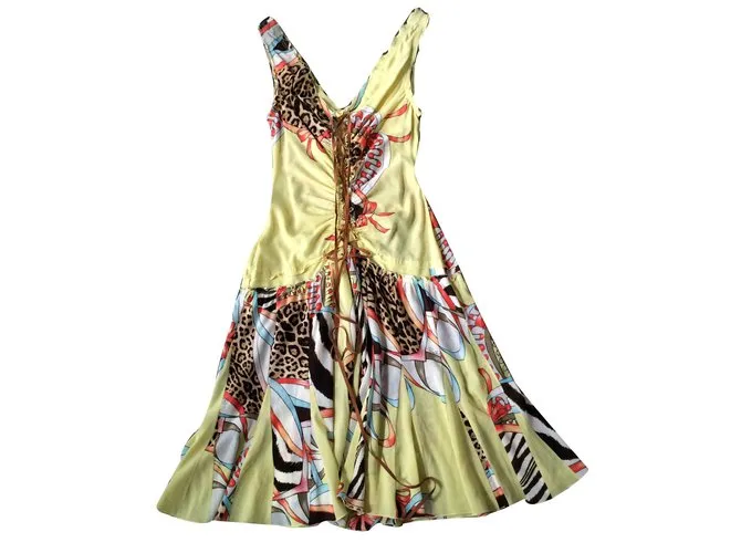 Roberto Cavalli Vestidos Multicolor 