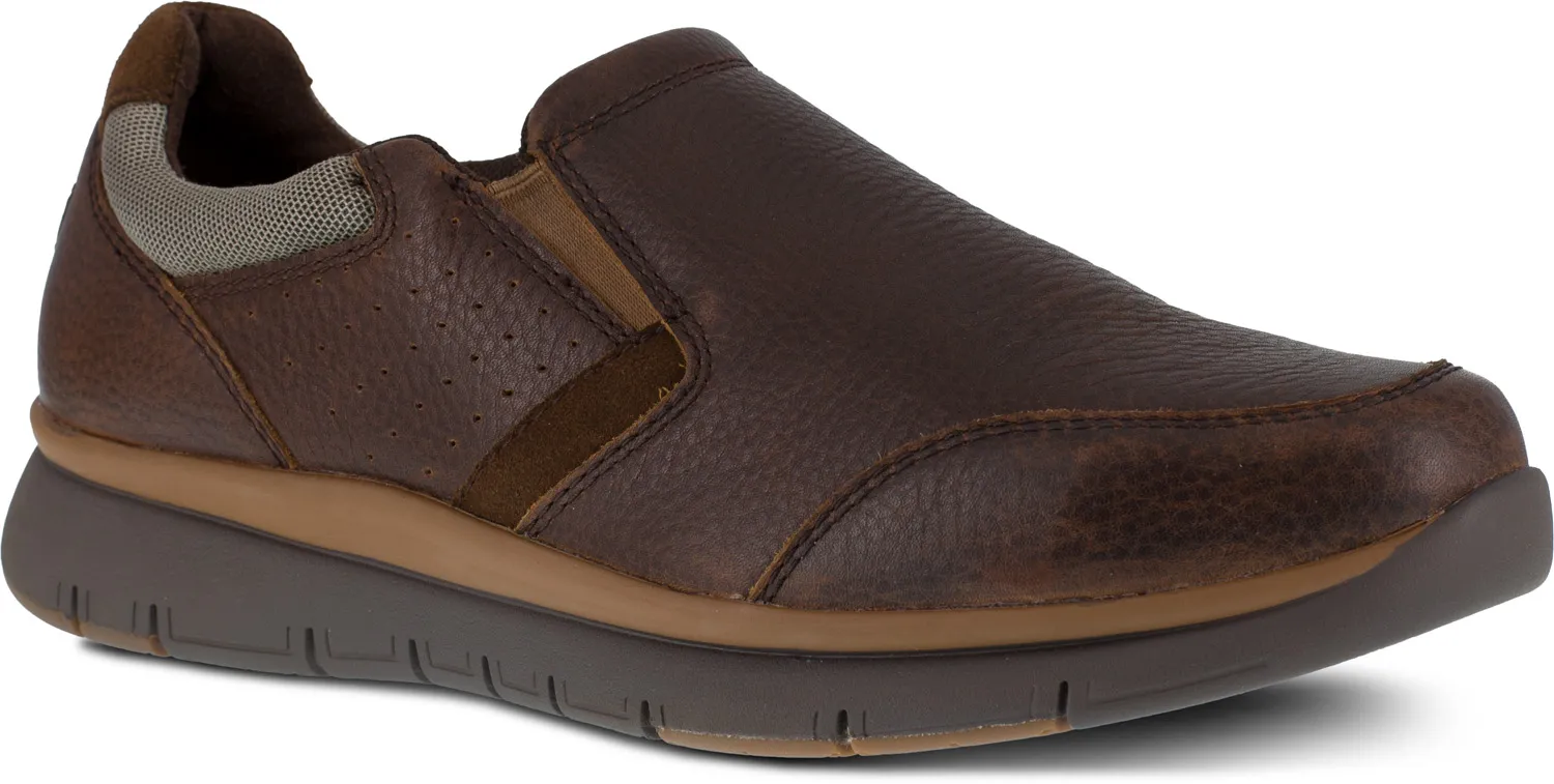 ROCKPORT WORKS Zapato de trabajo informal con elßsticos laterales SD con puntera de acero, marrÝn, de hombre, Rockport Primetime