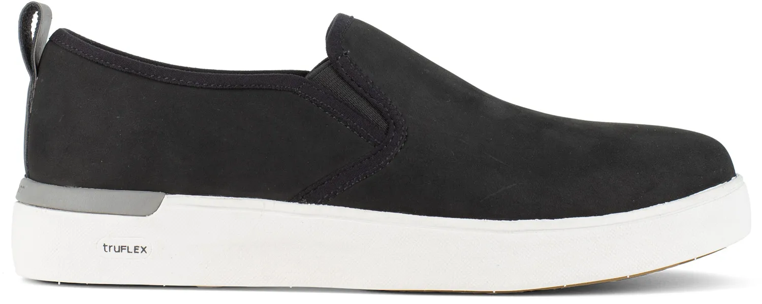 ROCKPORT WORKS Zapato de trabajo informal, SD con cremallera lateral y con puntera de material compuesto, negro de mujer Rockpor