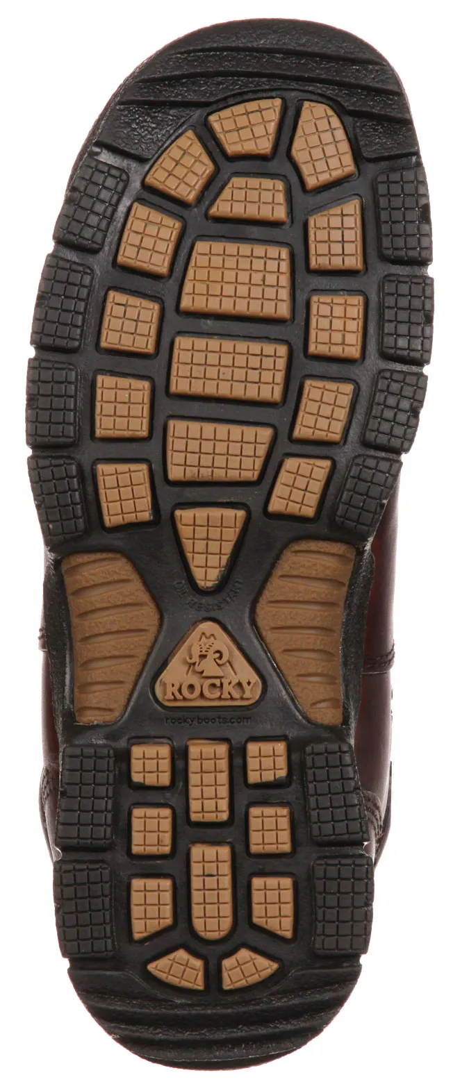 ROCKY Zapato para senderismo EH, con puntera de acero, de cuero marrÝn de hombre Rocky 6114