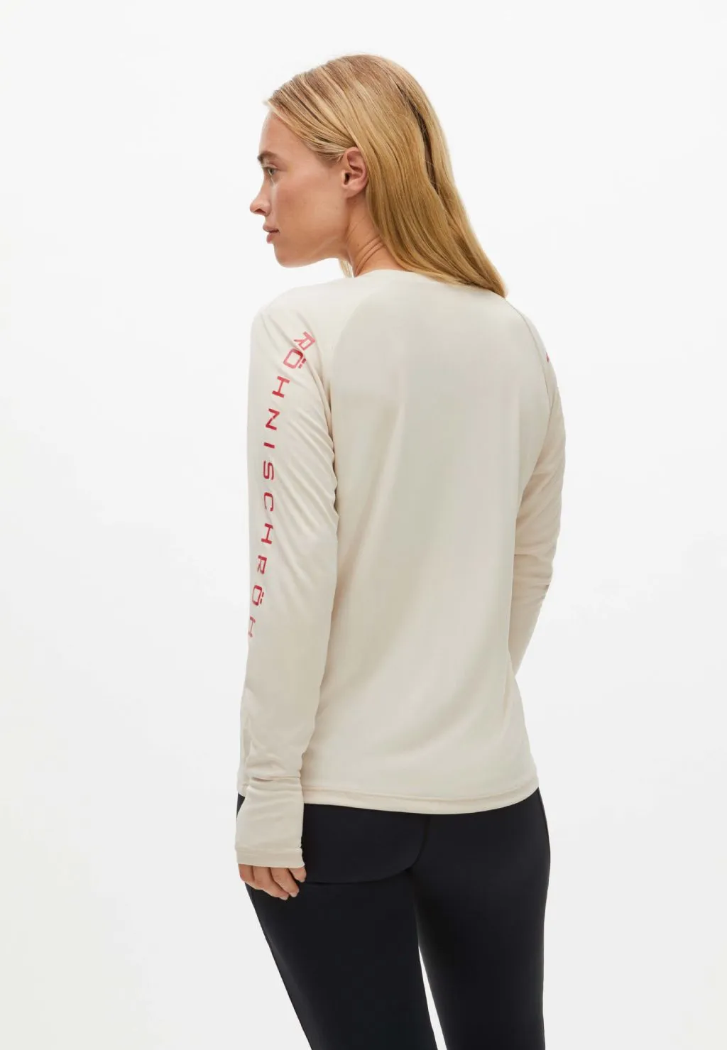 Röhnisch Active Logo Long Sleeve Oatmeal