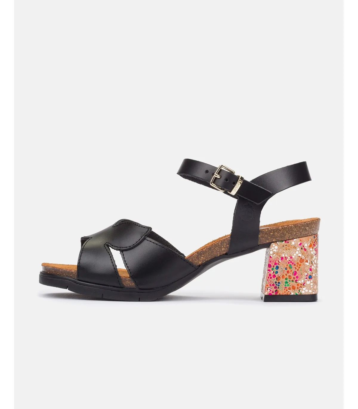 Sandalia de tacón Zahara 013 negro