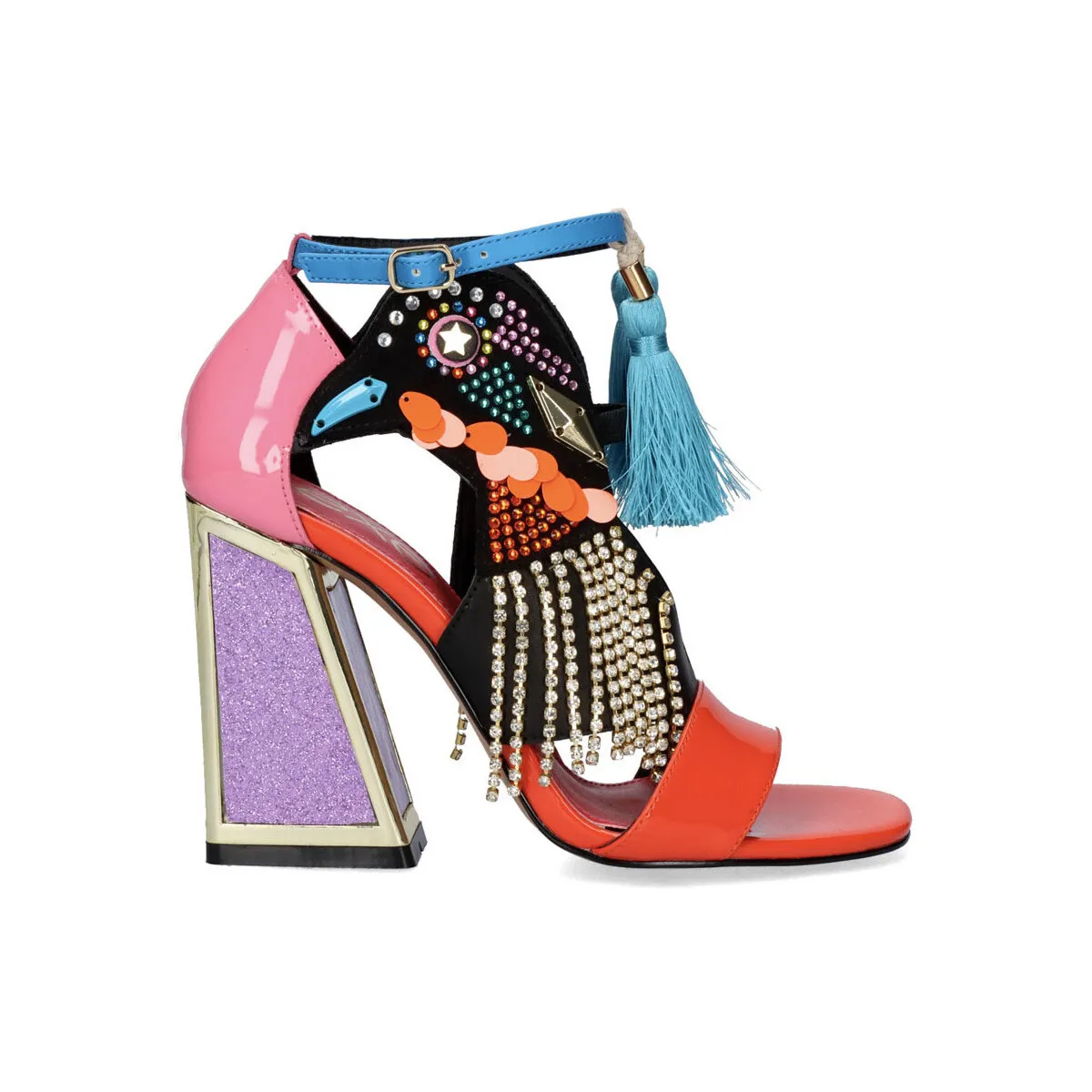 SANDALIA TACÓN DOMINIC443 PINK CORAL