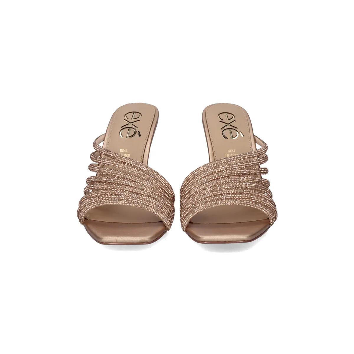 SANDALIA TACÓN ELENA605 PINK GOLD