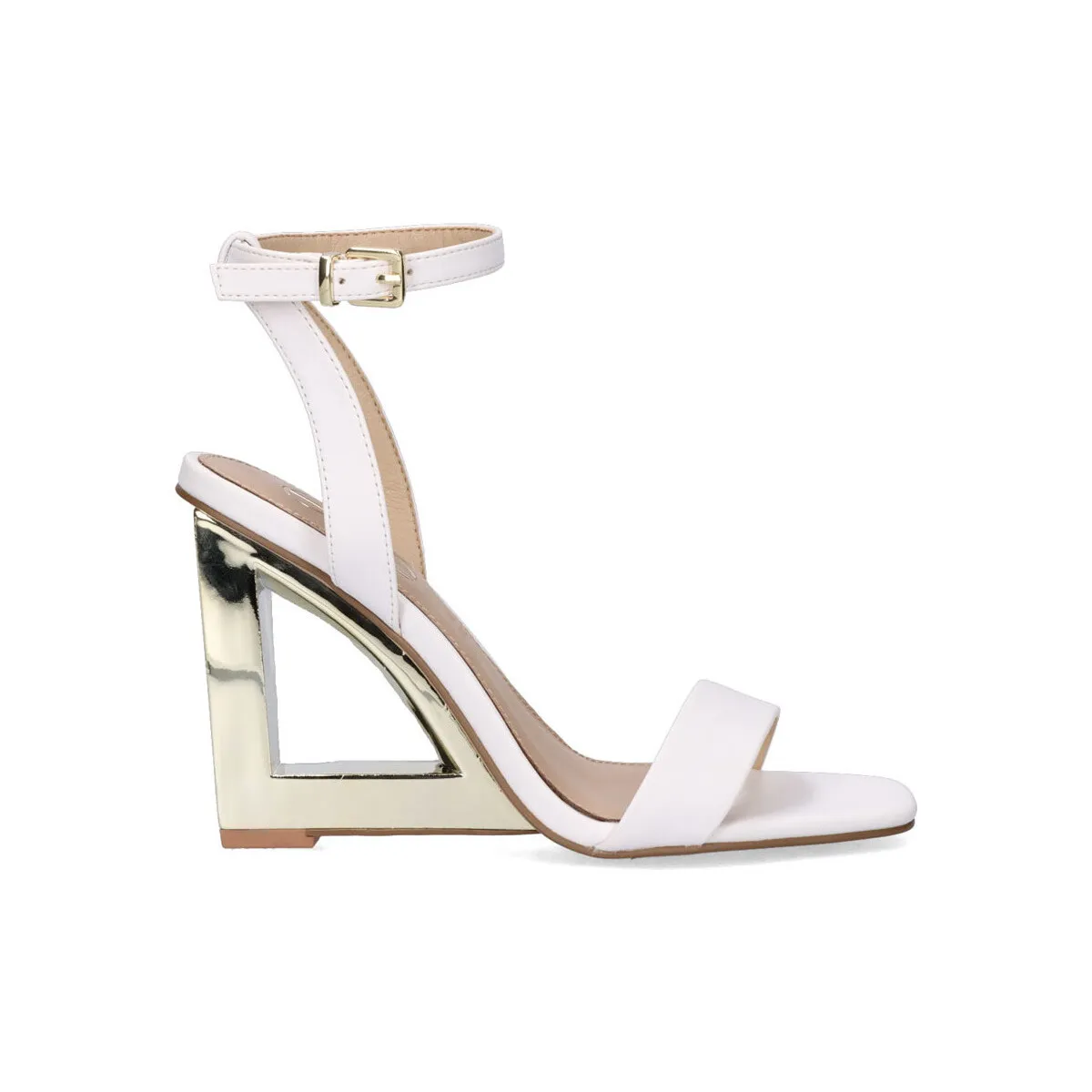 SANDALIA TACÓN ELYSIA391 WHITE
