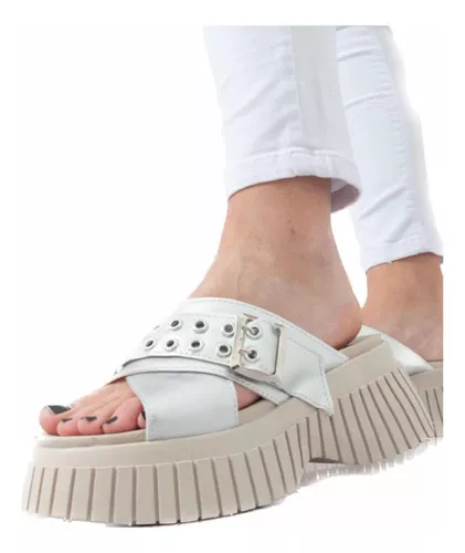 Sandalias Altas Plataforma Mujer  Moda Cruzadas  Art800