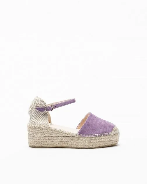 Sandalias con cuña PROF Java62 Morado