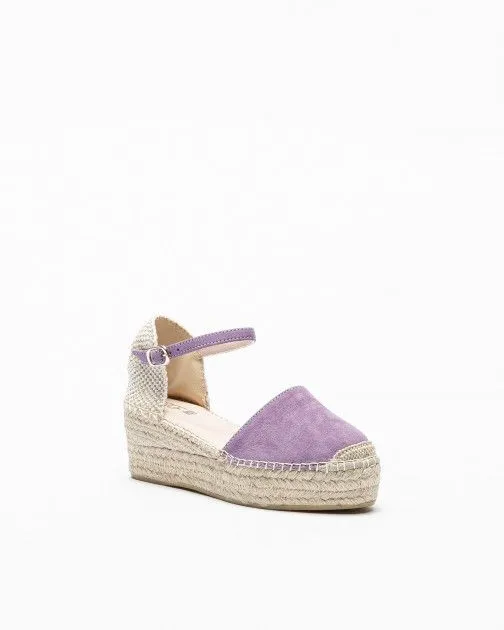 Sandalias con cuña PROF Java62 Morado