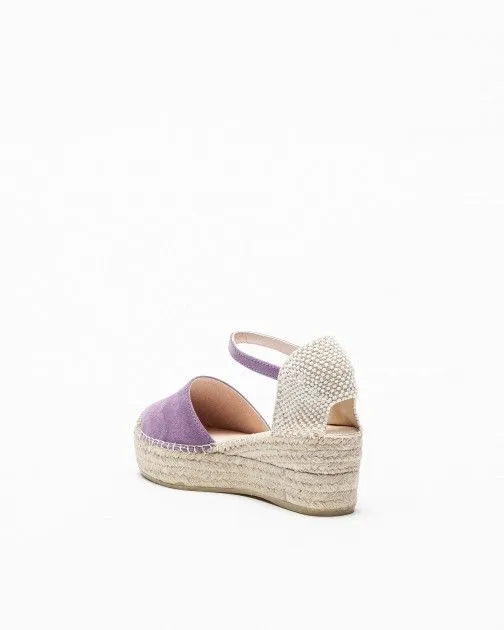 Sandalias con cuña PROF Java62 Morado