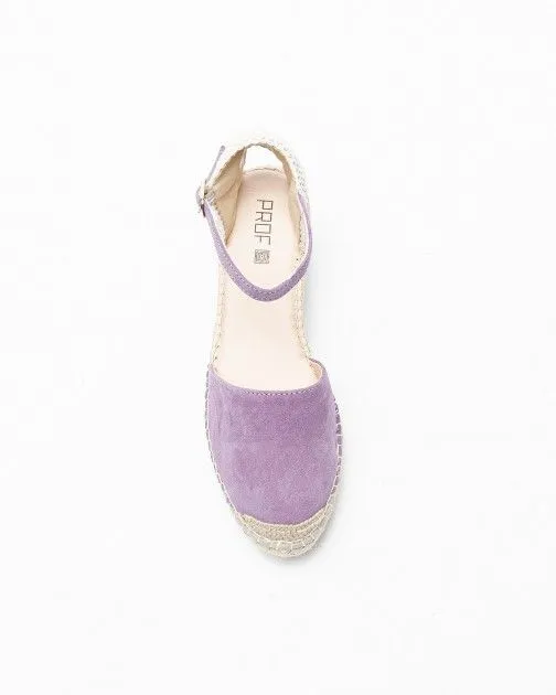 Sandalias con cuña PROF Java62 Morado
