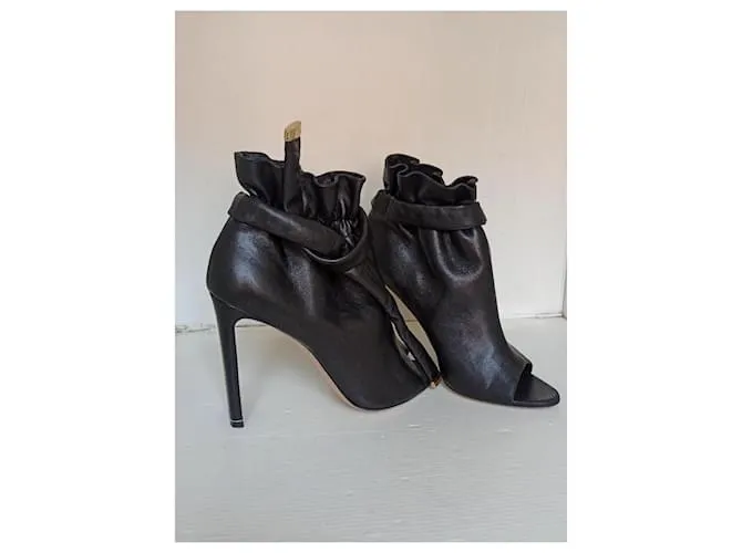 sandalias con puntera abierta de Nicholas Kirkwood Negro 