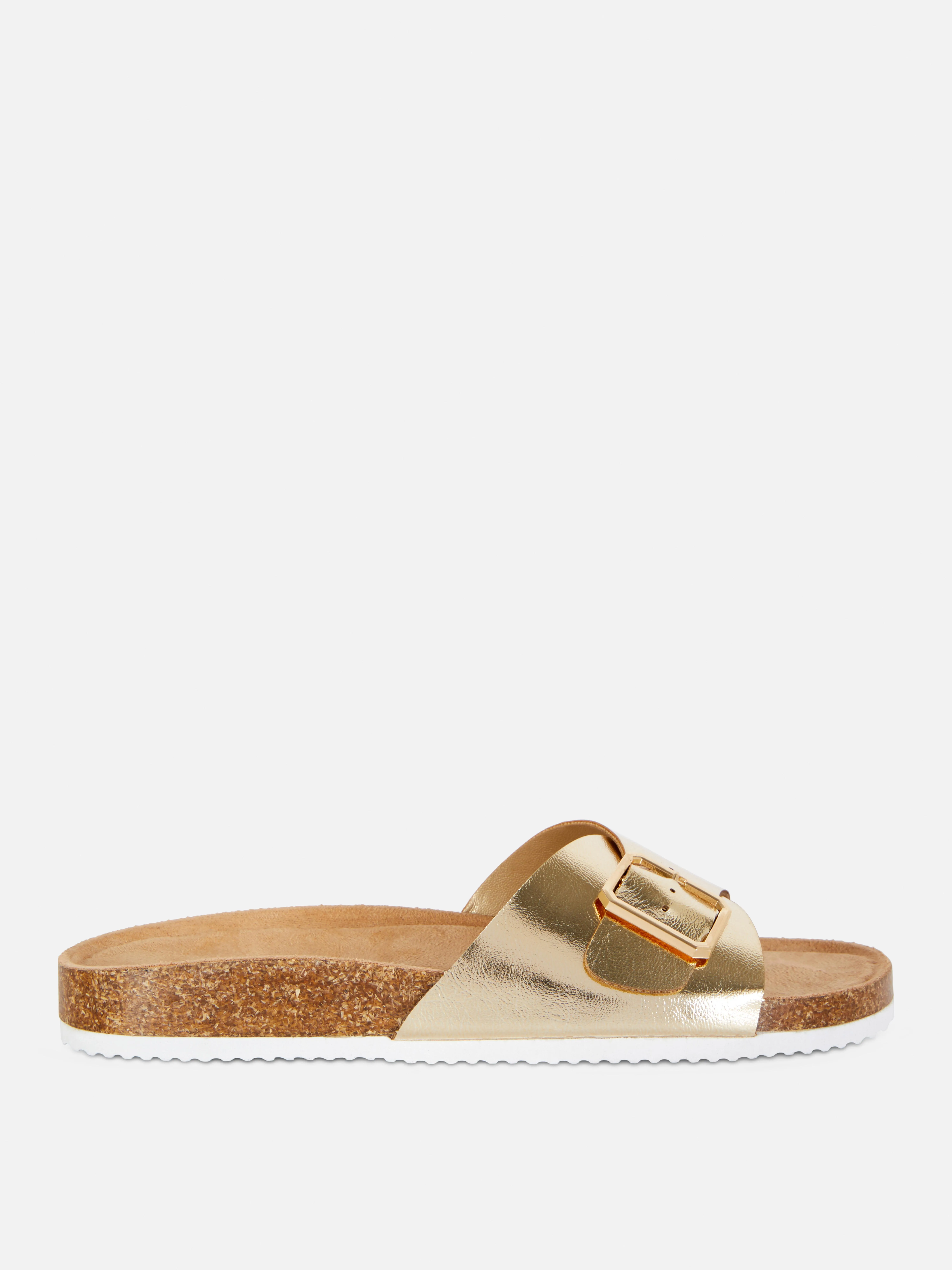 Sandalias con tira y hebilla