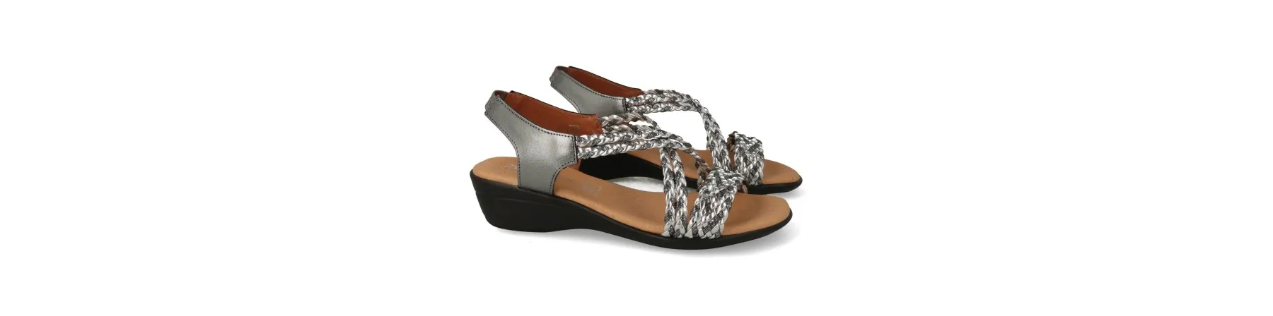 SANDALIAS CUÑA MEDIA MUJER COMODAS MOD. ANAISABEL