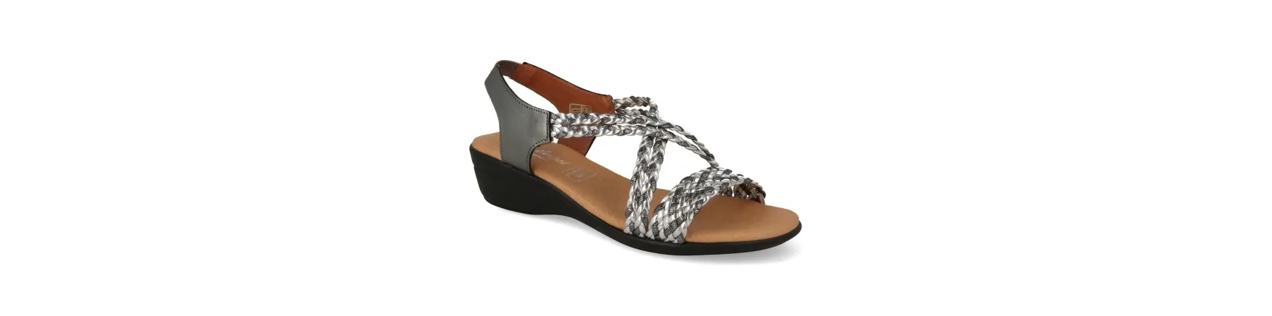 SANDALIAS CUÑA MEDIA MUJER COMODAS MOD. ANAISABEL