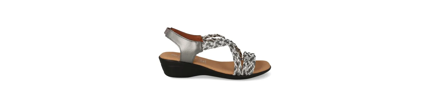 SANDALIAS CUÑA MEDIA MUJER COMODAS MOD. ANAISABEL