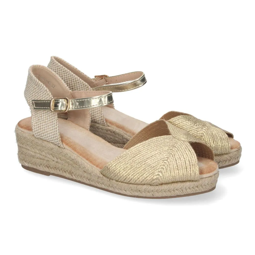 Sandalias de Cuña para Mujer Elegantes con Puntera Abierta Versátiles para Toda Ocasión y Cierre de