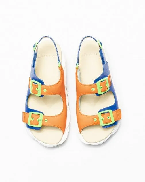 Sandalias de plataforma 4ccccees MELLOW WIND Azul