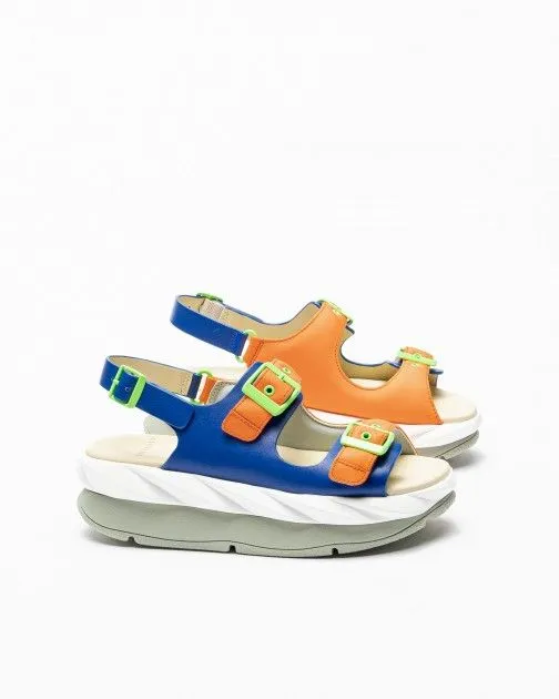 Sandalias de plataforma 4ccccees MELLOW WIND Azul