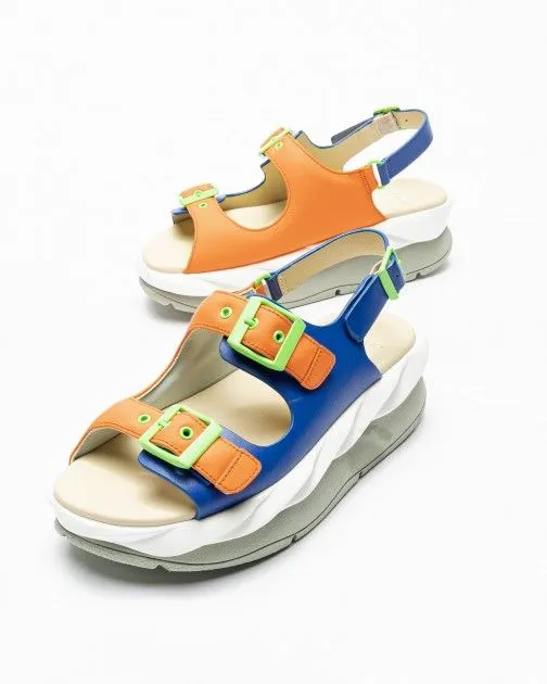 Sandalias de plataforma 4ccccees MELLOW WIND Azul