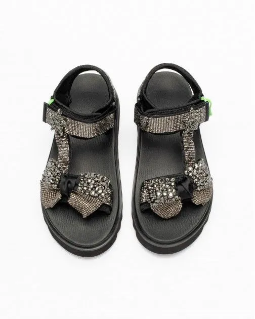 SANDALIAS NANKU COUTURE NKS32 NEGRO