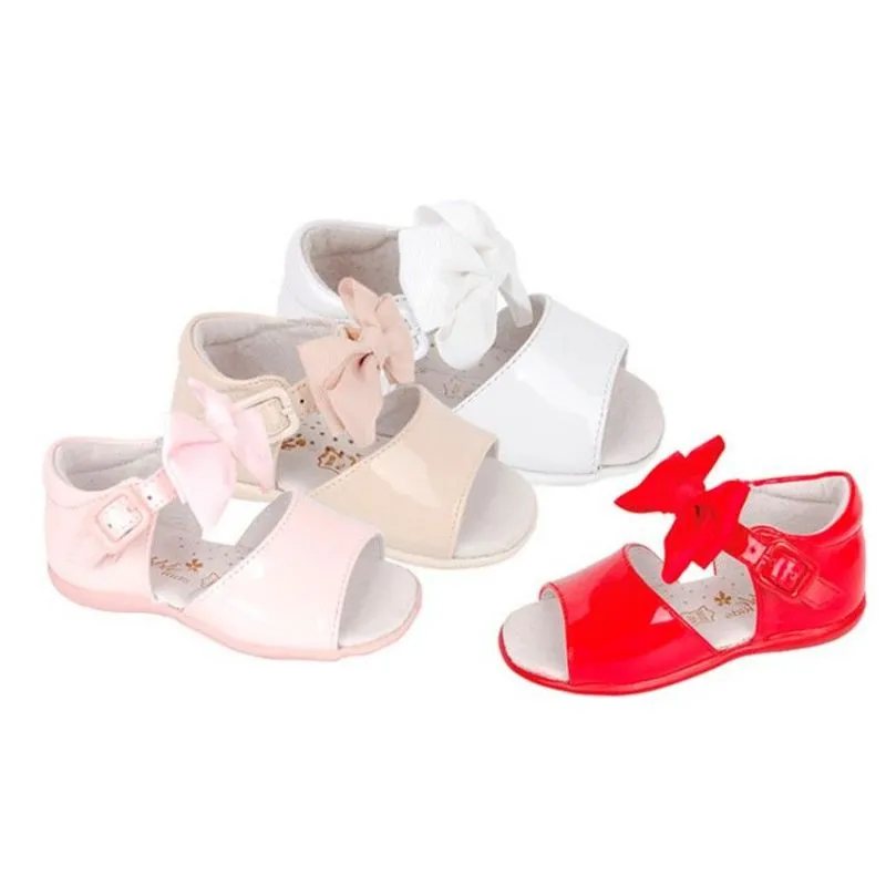 Sandalias niña con lazo