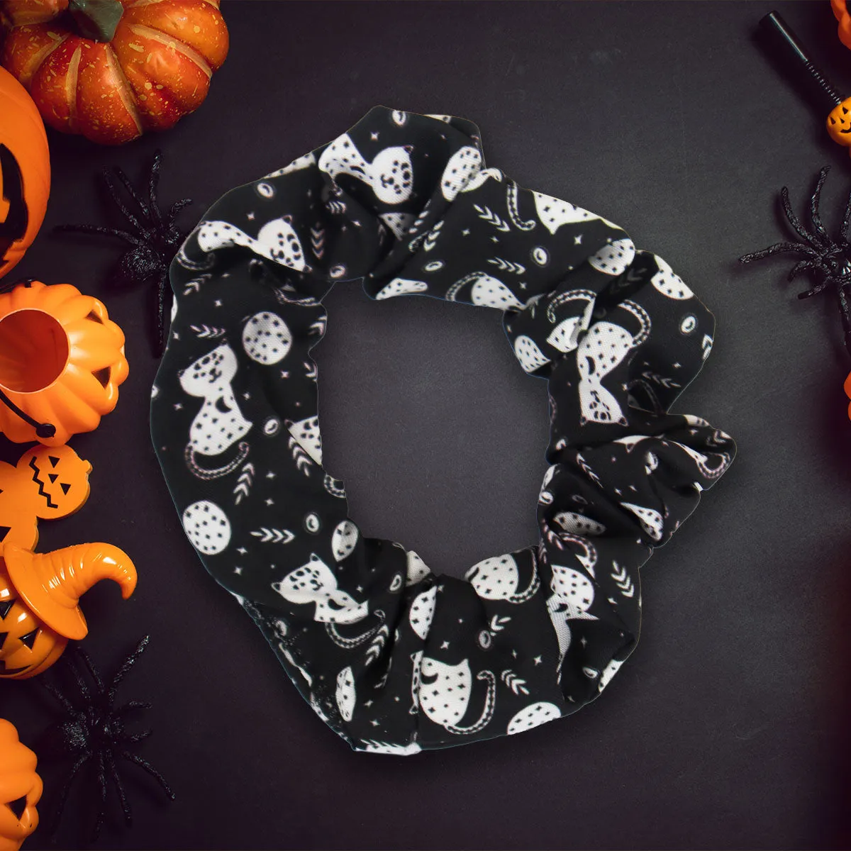 Scrunchie para el Cabello con Diseo de Gatitos