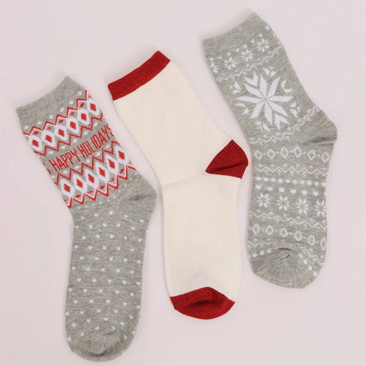Set de Medias Navideñas 3pcs Christmas Collection