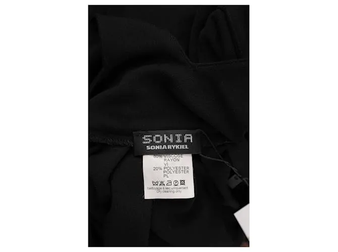 Sonia Rykiel Vestido negro 