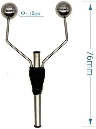Soportes para bobinas para atar moscas para un control eficaz del hilo en la pesca con mosca (corto)