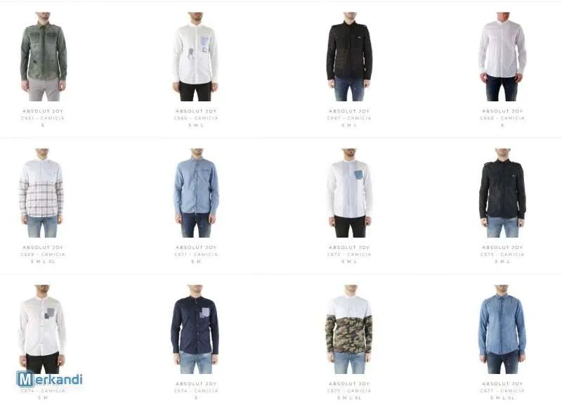 STOCK CAMISAS HOMBRE ABSOLUT JOY